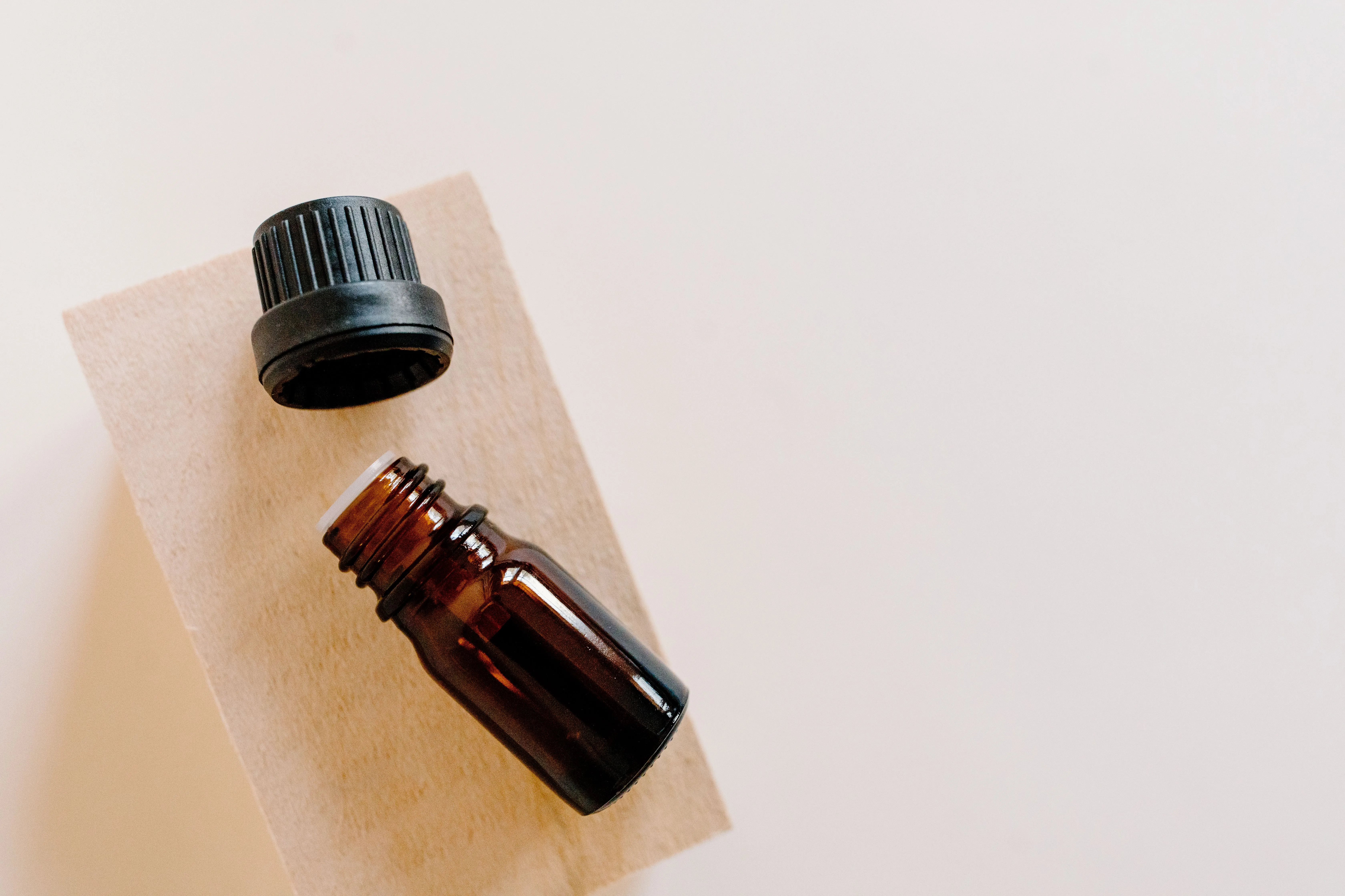 oil bottle paper blot
